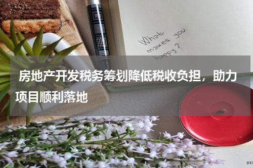  房地产开发税务筹划降低税收负担，助力项目顺利落地