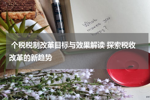  个税税制改革目标与效果解读 探索税收改革的新趋势