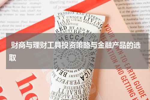 财商与理财工具投资策略与金融产品的选取