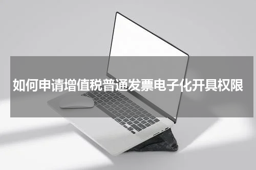 如何申请增值税普通发票电子化开具权限