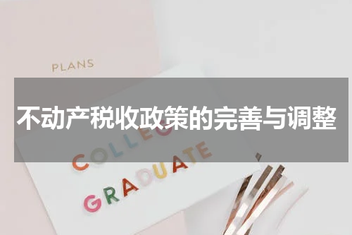 不动产税收政策的完善与调整