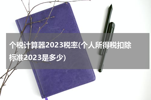 个税计算器2023税率(个人所得税扣除标准2023是多少)