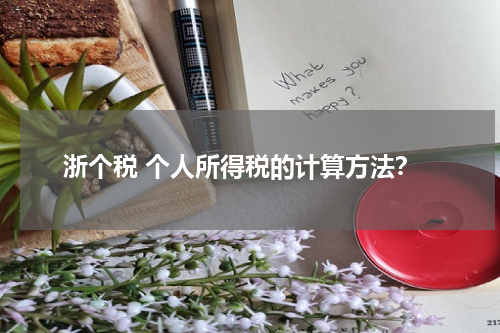 浙个税 个人所得税的计算方法?